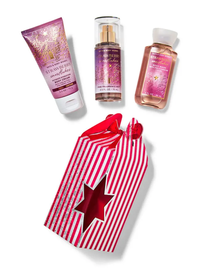 Strawberry Snowflakes